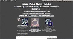 Desktop Screenshot of canadian-diamonds-wholesale.com